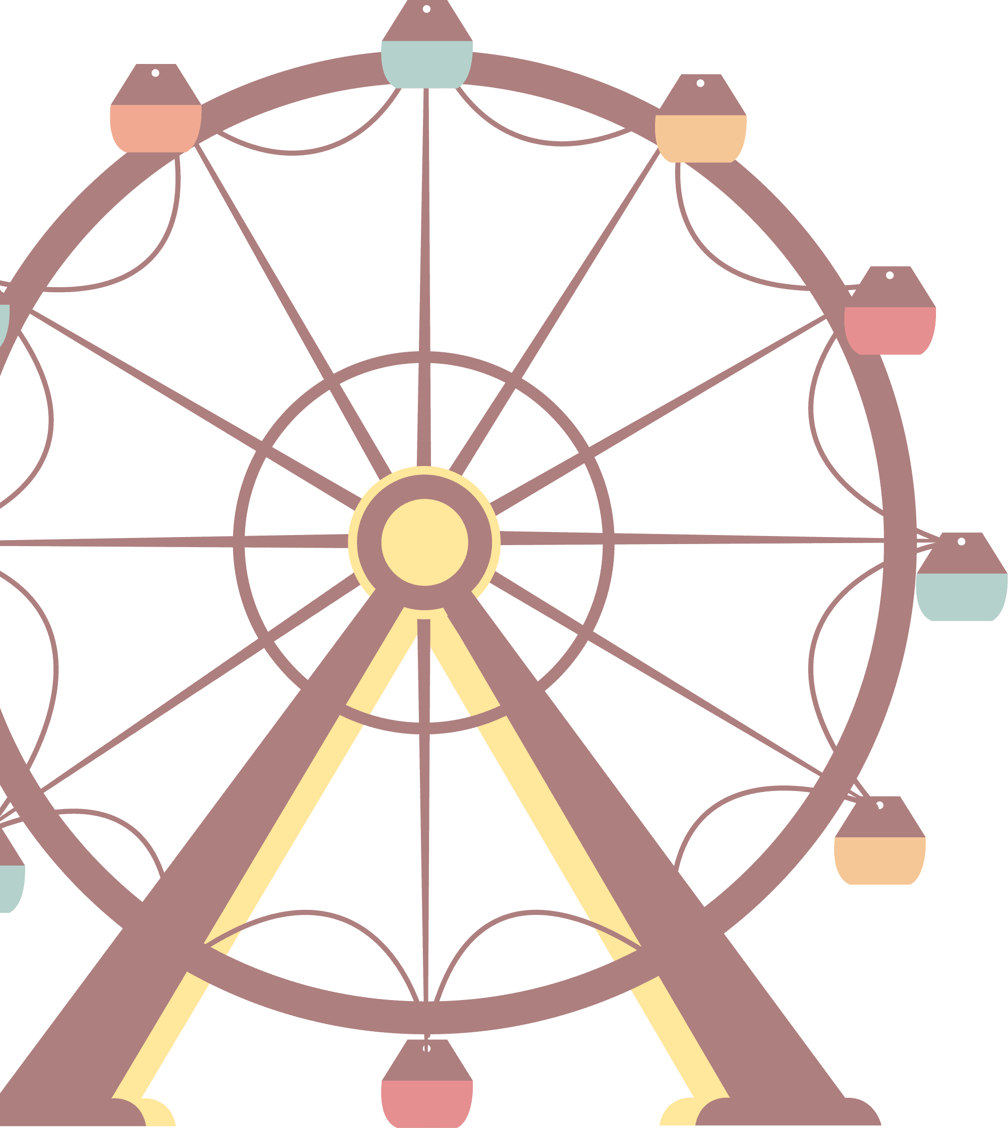 ferris wheel colored